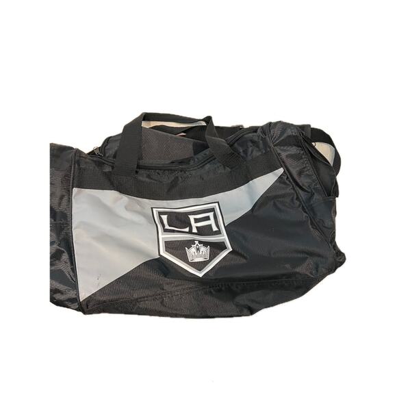LA Kings NHL Black Gray Duffel Bag 20"x10"x10" - Picture 1 of 6